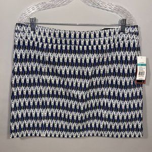 Kim Rogers 16 Blue White New Golf Skirt Shorts Combo Skort Womens Sport Ladies